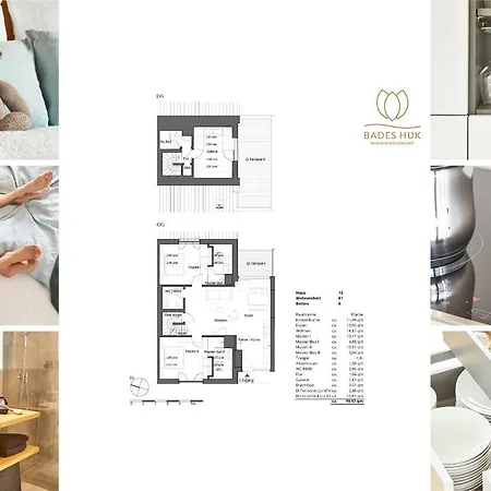 Bades Huk Haus 15 61 - Og